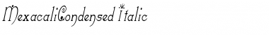 MexacaliCondensed Italic Font