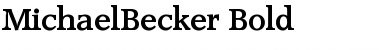 Download MichaelBecker Font