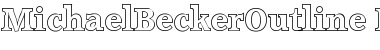 Download MichaelBeckerOutline-ExtraBold Font