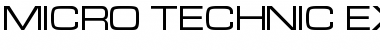 Download Micro Technic Extended Font