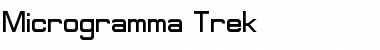 Microgramma Trek Regular Font