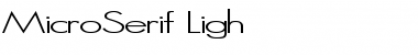 Download MicroSerif-Ligh Font