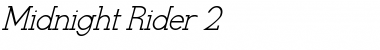 Midnight Rider 2 Italic Font