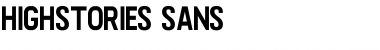 Download Highstories Sans Font