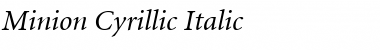 Download Minion Cyrillic Font