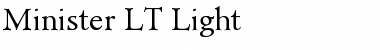 Download Minister LT Light Font