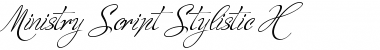 Ministry Script Stylistic HFF Regular Font