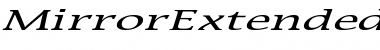 Download MirrorExtended Font