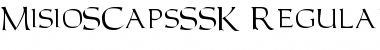 MisioSCapsSSK Regular Font