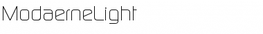 Download ModaerneLight Font
