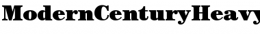 ModernCenturyHeavy Regular Font