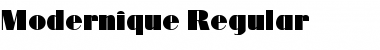 Modernique Regular Font