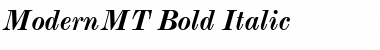 ModernMT Bold Italic