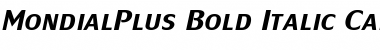 Download MondialPlus Bold Italic Caps Font
