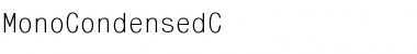 MonoCondensedC Regular Font