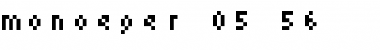 monoeger 05_56 Regular Font