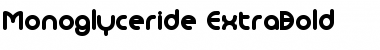 Monoglyceride ExtraBold Font