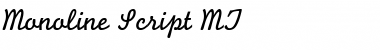 Monoline Script MT Italic