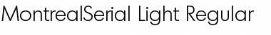 MontrealSerial-Light Regular