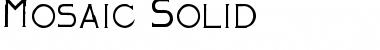 Download Mosaic_Solid Font