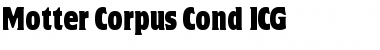 Motter Corpus Cond ICG Font