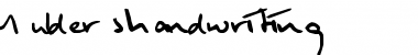 Download Mulder's handwriting Font