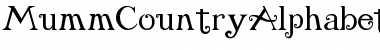 MummCountryAlphabet Regular Font