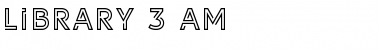 Download LIBRARY 3 AM Font