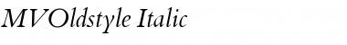MVOldstyle Italic