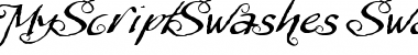 MyScriptSwashes Swashes Font