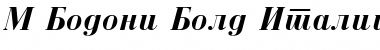M_Bodoni Bold Italic Font