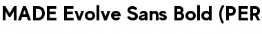 MADE Evolve Sans Bold Font