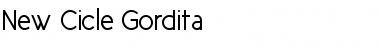 New Cicle Gordita Font