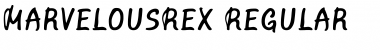 Download Marvelous Rex Regular Font