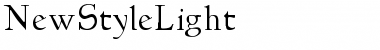 NewStyleLight Light Font