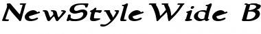 NewStyleWide BoldItalic Font
