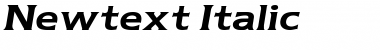 Newtext Italic Font
