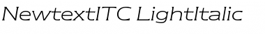 NewtextITC Light Italic