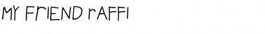 Download My Friend Raffi Font