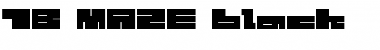 1B_MAZE-black Regular Font