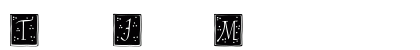 TaglienteInitials Medium Font Preview TaglienteInitials Medium Font Preview