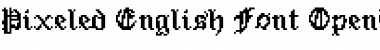 Pixeled English Font Regular