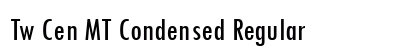 Tw Cen MT Condensed Regular Font Tw Cen MT Condensed Regular Font Preview
