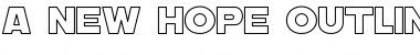 A New Hope Outline Regular Font