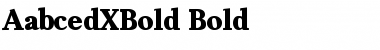 Download AabcedXBold Font