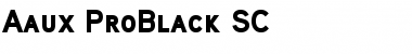 Aaux ProBlack SC Regular Font