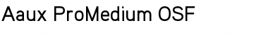 Download Aaux ProMedium OSF Font