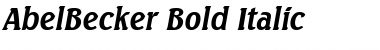 AbelBecker Font