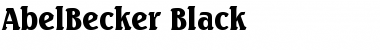 Download AbelBecker-Black Font