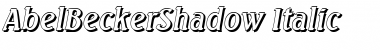 Download AbelBeckerShadow Font